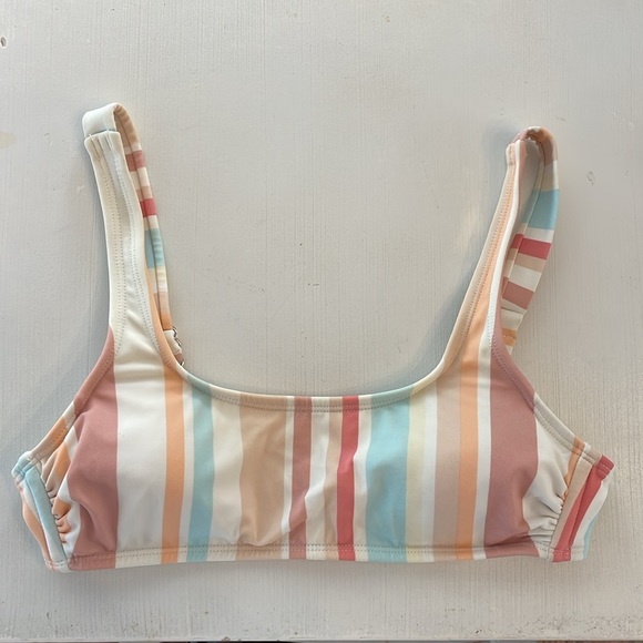 Target Xhiliration Pastel Striped Bikini - Picture 3 of 5